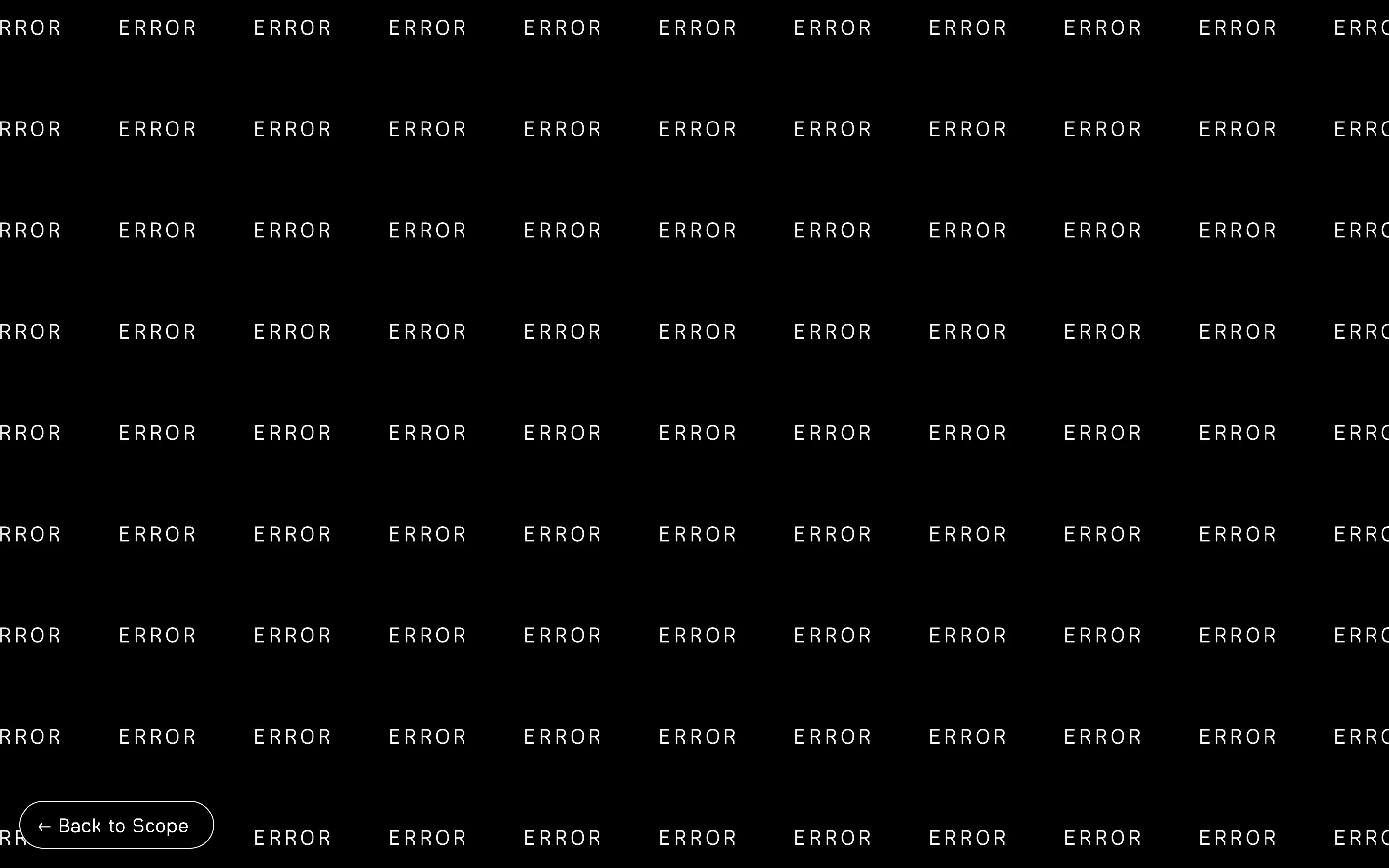 Broken 404 visual concept