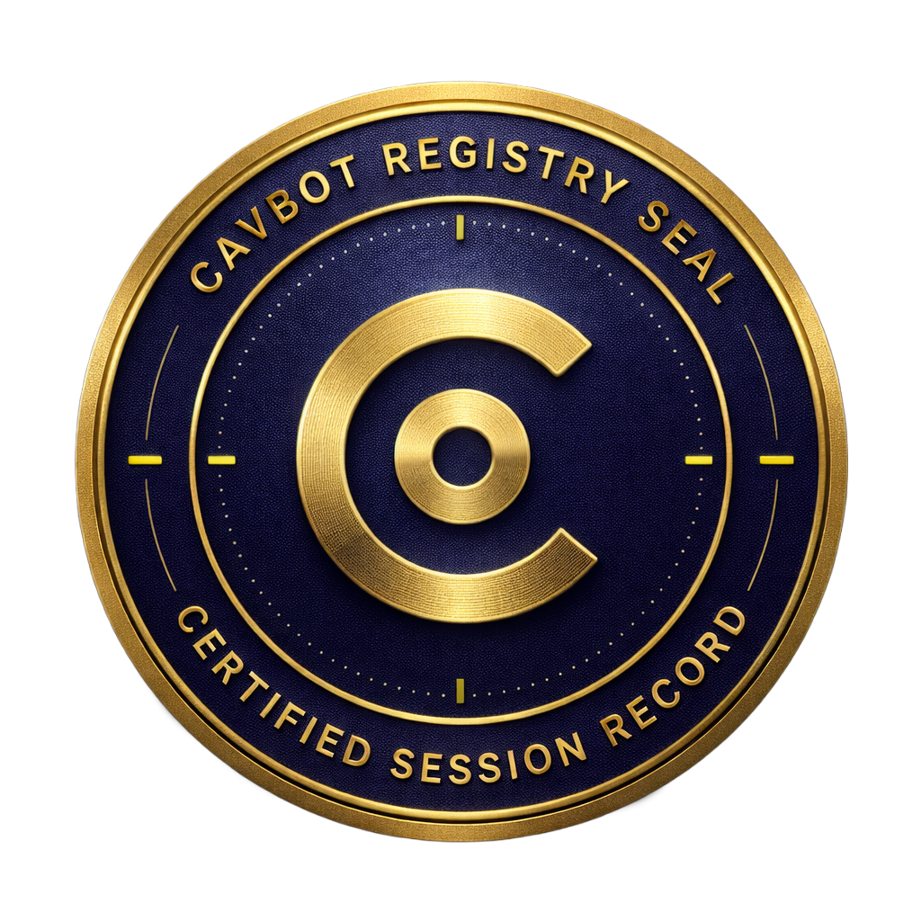 CavBot registry seal